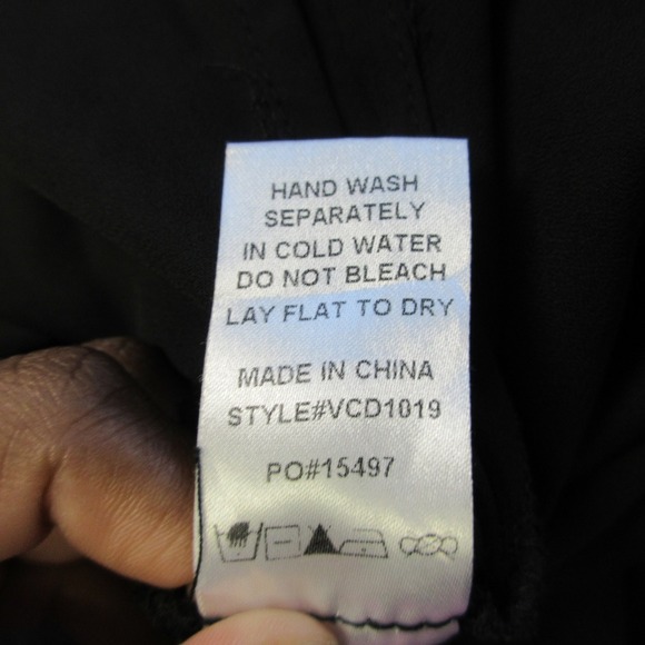 Fate Maxi Dress M Black Pink Floral Ruffle Sleeveless Cross Back Luxury Chic 544 - Picture 5 of 14